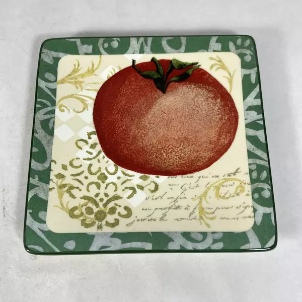 Oneida Fresca 4-Piece Snack Plate Set by Susan Zulauf Vegetable Design