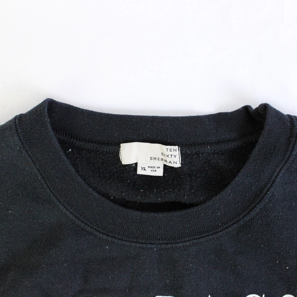 Ten Sixty Sherman Black Pullover Sweatshirt Women's Size XL