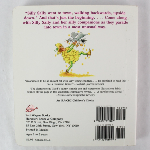 Silly Sally Board Book by Audrey Wood, 1999 Edition, Good Condition