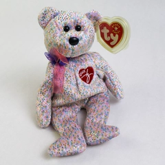 TY Beanie Baby 2001 Signature Bear With Tag Plush Toy
