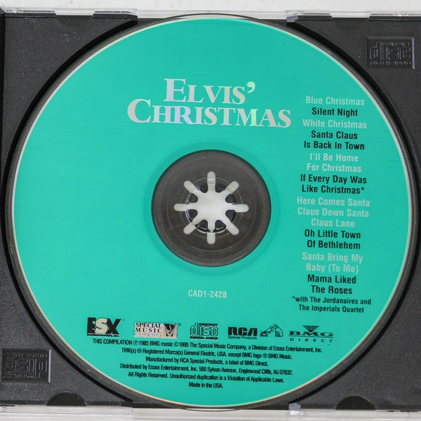 Elvis' Christmas Album CD 1987 BMG Music