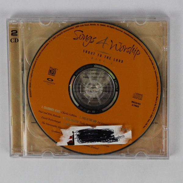 Songs 4 Worship Shout to The Lord 2-Disc Set 2001 Time Life