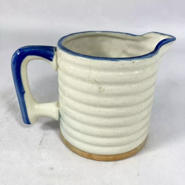 Vintage Ceramic Creamer Occupied Japan Floral Embossed Design