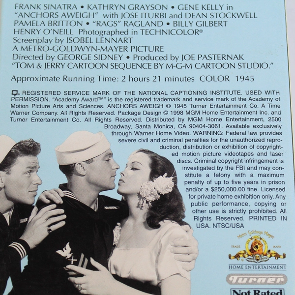 Anchors Aweigh VHS Video, 1945 