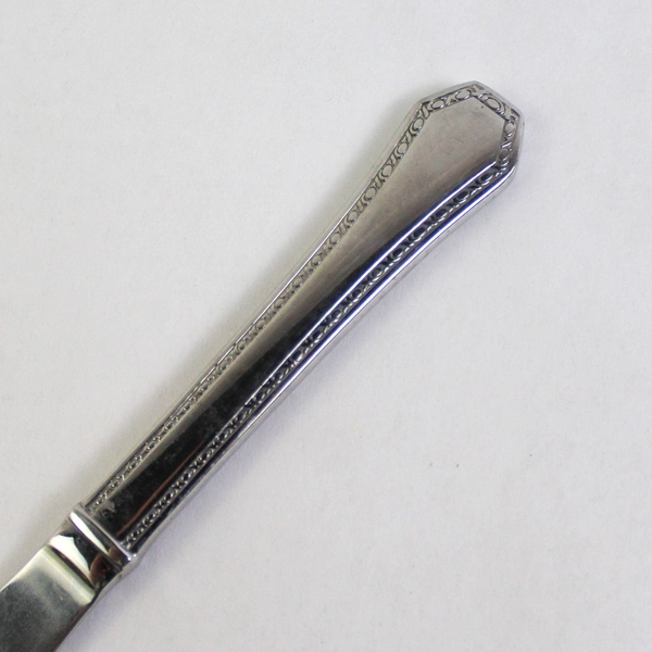 Lot of 10 Reed & Barton Solid Handle Steak Knife Copley Dot Dash Stainless Steel