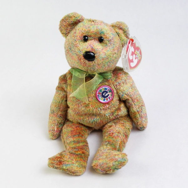TY Beanie Baby Speckles 2000 Brown Bear With Tag Plush Toy