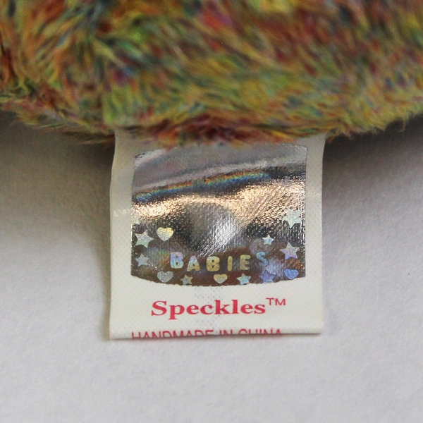TY Beanie Baby Speckles 2000 Brown Bear With Tag Plush Toy