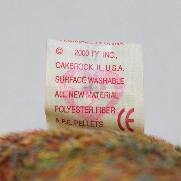 TY Beanie Baby Speckles 2000 Brown Bear With Tag Plush Toy