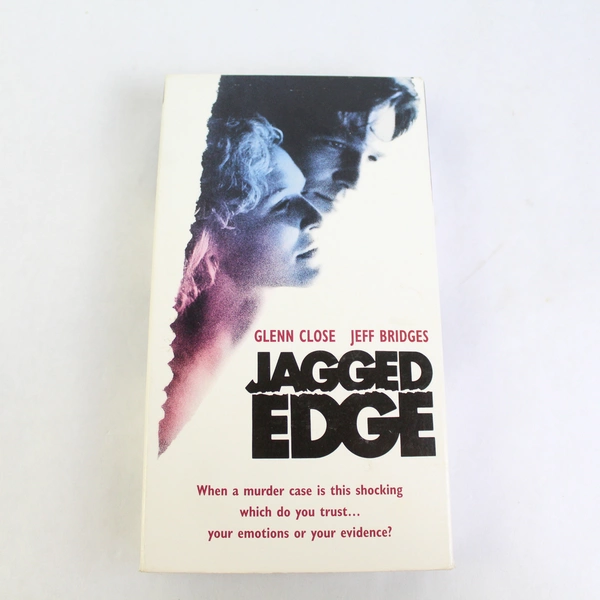 Jagged Edge VHS Video, 1995 Glenn Close Jeff Bridges