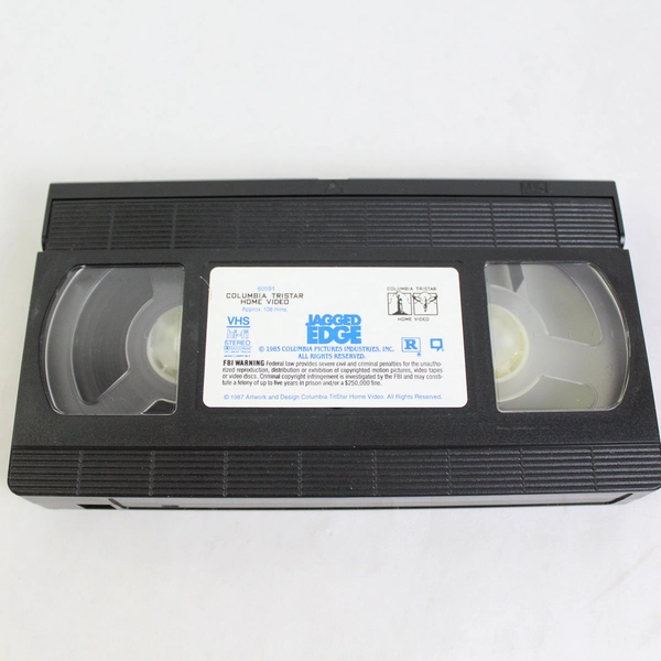 Jagged Edge VHS Video, 1995 Glenn Close Jeff Bridges