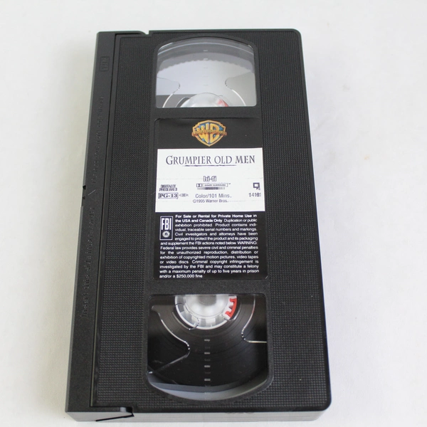 Grumpier Old Men VHS Video Jack Lemmon, Walter Matthau, Loren, Ann-Margret, 1995