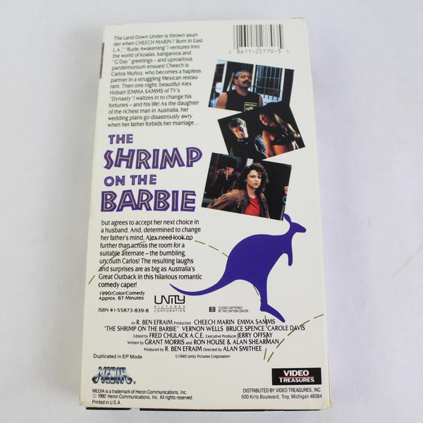 The Shrimp on the Barbie VHS Video, 1992 
