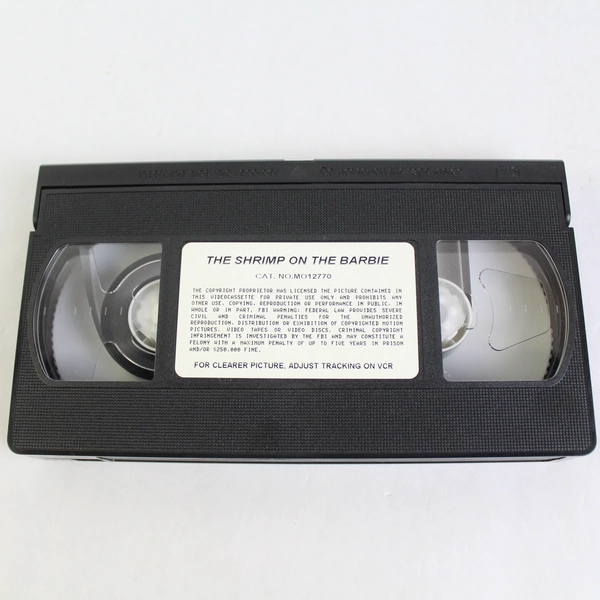 The Shrimp on the Barbie VHS Video, 1992 