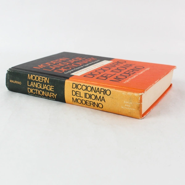 Modern Language Dictionary English-Spanish F.D. Maurino 1975 Hardcover