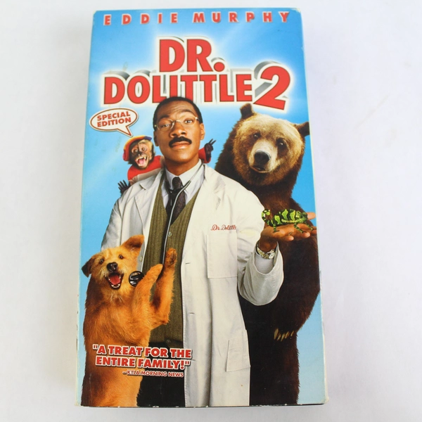 Dr. Dolittle 2 VHS Movie, Eddie Murphy, 2001