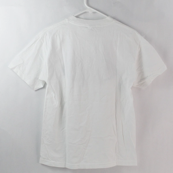 Alstyle California Beach Design White T-Shirt Adult Medium 100% Cotton