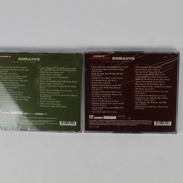 Time Life Lot Of 2 Lifetime of Country Romance 2-Disc CDs New Sealed