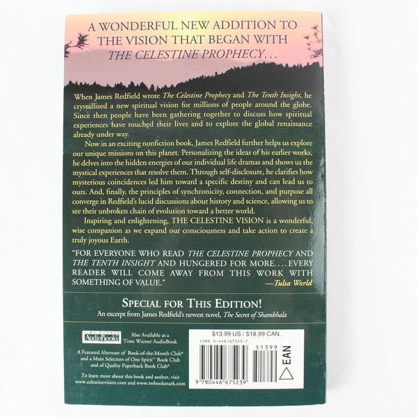 The Celestine Vision by James Redfield 1999 Warner Books Paperback