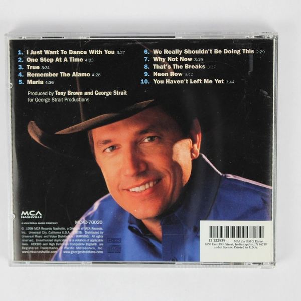 George Strait One Step At A Time Music CD 1998 MCA Nashville
