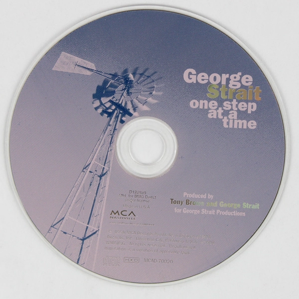 George Strait One Step At A Time Music CD 1998 MCA Nashville