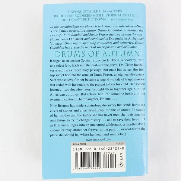 Drums Of Autumn by Diana Gabaldon - 2002 Dell Paperback - Pre-Owned