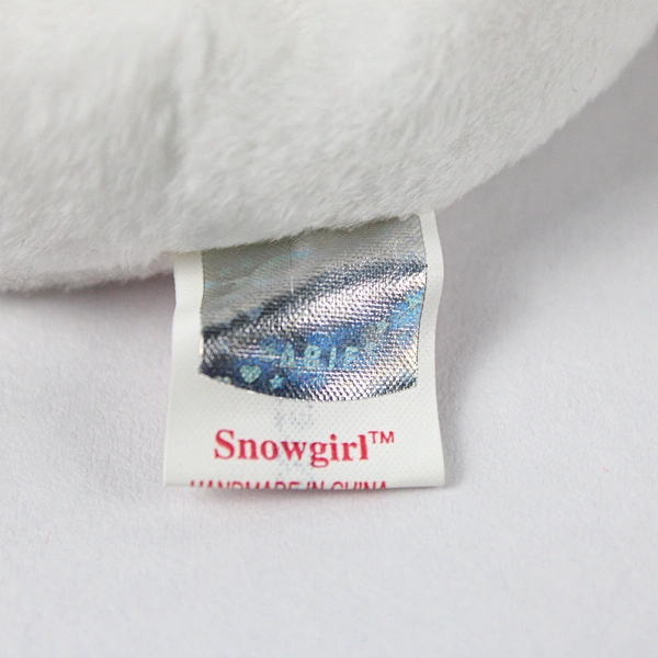 TY Beanie Baby Snowgirl 2000 White Snowman With Tag Plush Doll Toy