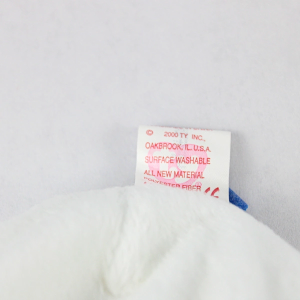 TY Beanie Baby Snowgirl 2000 White Snowman With Tag Plush Doll Toy