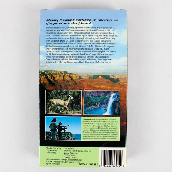 The Story of Grand Canyon National Park VHS 2000