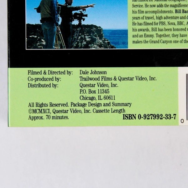 The Story of Grand Canyon National Park VHS 2000