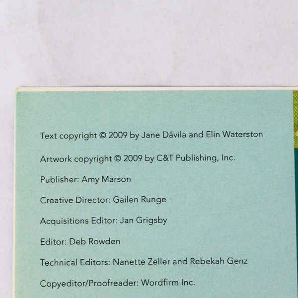 Art Quilts At Play by Jane Dávila & Elin Waterston 2009 Softcover Book