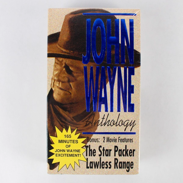 John Wayne Anthology VHS, 1991 New Factory Sealed 2 Movie