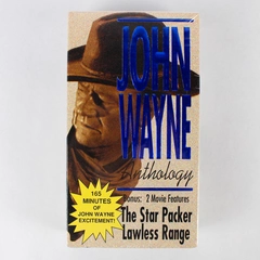 John Wayne Anthology VHS, 1991 New Factory Sealed 2 Movie