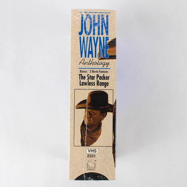 John Wayne Anthology VHS, 1991 New Factory Sealed 2 Movie