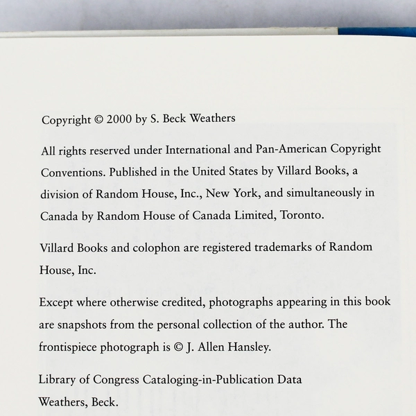 Left for Dead: My Journey Home from Everest by Beck Weathers, 2000 HC