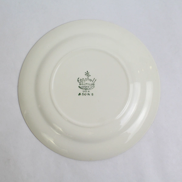 Set of 5 Vintage Homer Laughlin Eggshell Nautilus Aristocrat Bread Butter Plates