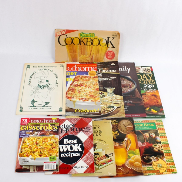 Lot of Cooking Baking Recipes Food Coupons Magazine Paper Ephemera