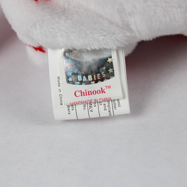 TY Beanie Baby Chinook 2000 Maple Leaf Red White Bear With Tag Plush Toy