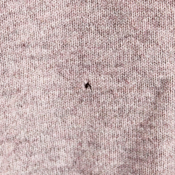 Woolovers Beige Button-Front Wool Cardigan Women's Size Small Elbow Patch