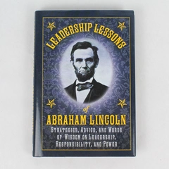 Leadership Lessons of Abraham Lincoln by Meg Distinti 2011 Hardcover MJF Books