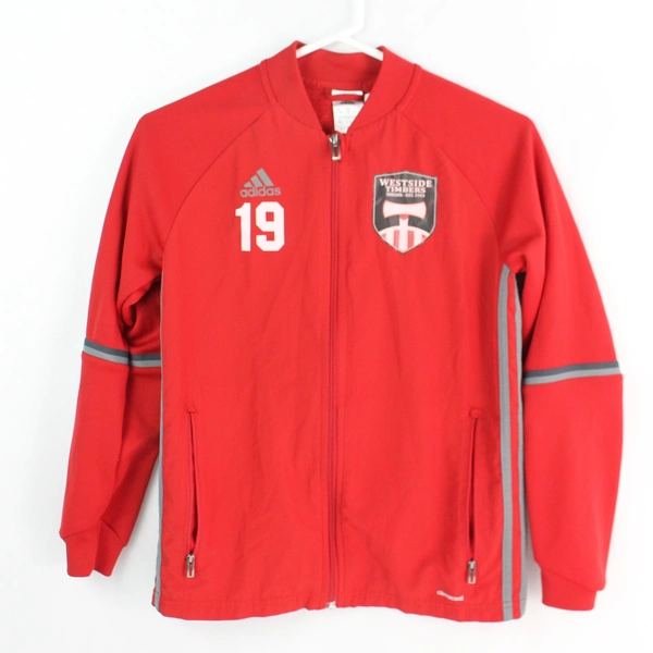 Adidas Climacool Westside Timbers Red Track Jacket Youth 11-12Y Activewear