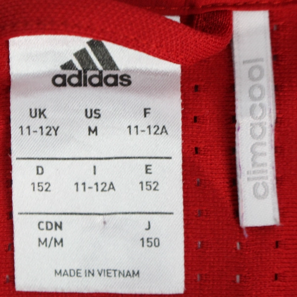 Adidas Climacool Westside Timbers Red Track Jacket Youth 11-12Y Activewear