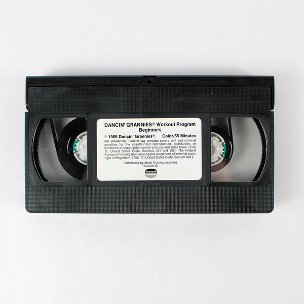 Dancin' Grannies Mature Fitness Beginners 1991 VHS Tape Exercise Video