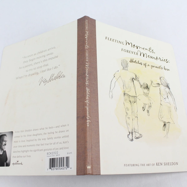 Hallmark Fleeting Moments Forever Memories 2015 Book - Pre-Owned, Writing