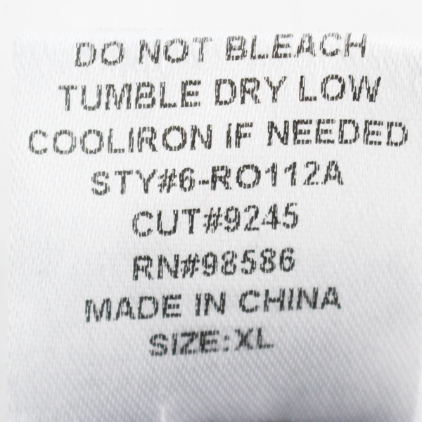 Ava James Women's Large Navy Blue Gray Striped T-Shirt with Pockets