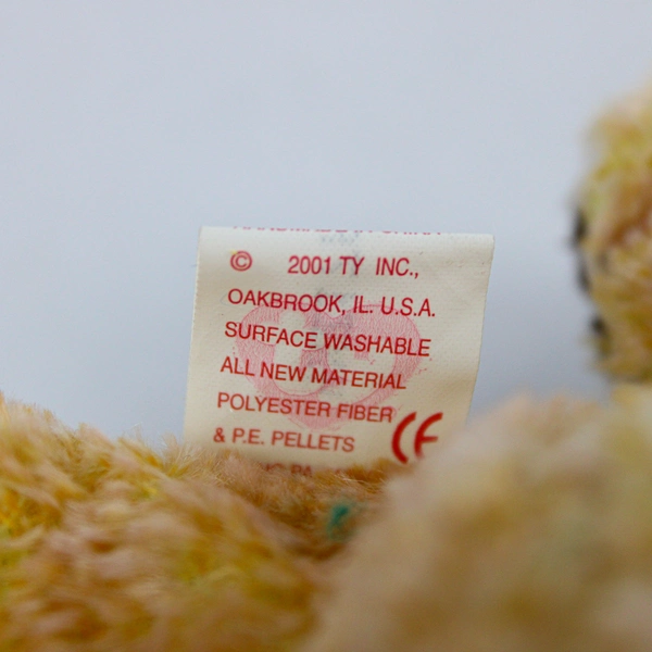 TY Beanie Baby Jinglepup 2001 Brown Dog Christmas Hat With Tag Plush Toy