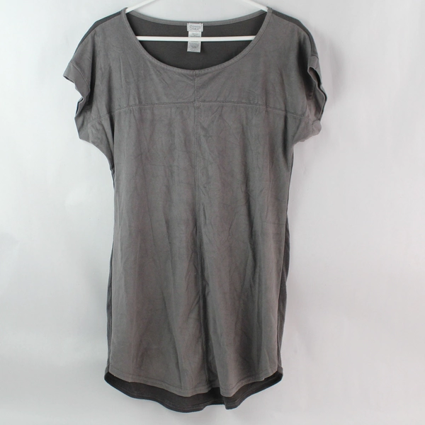 Charming Charlie Women's Dark Gray T-Shirt Size Small - Casual Top