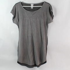 Charming Charlie Women's Dark Gray T-Shirt Size Small - Casual Top
