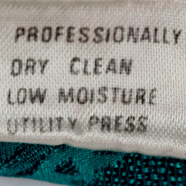 VTG Stanley Blacker Green Paisley Blouse Size 10 with Shoulder Pads