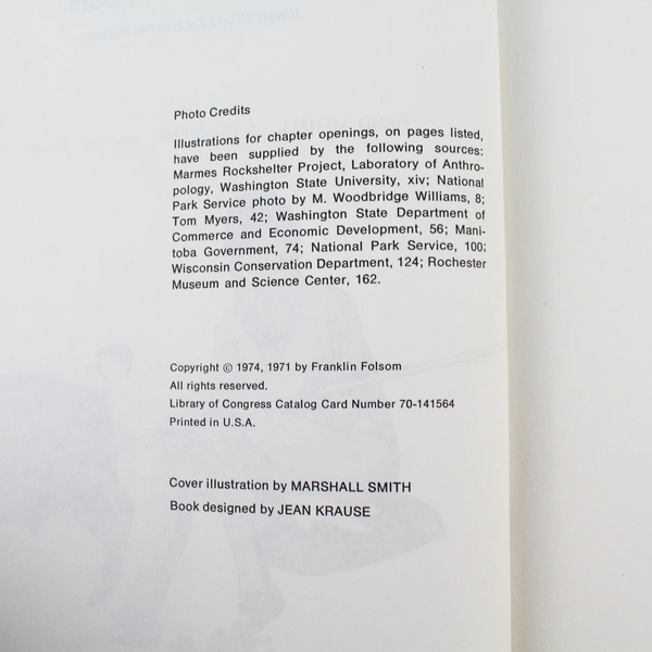 America's Ancient Treasures by Franklin Folsom 1974 Paperback - Pre-owned