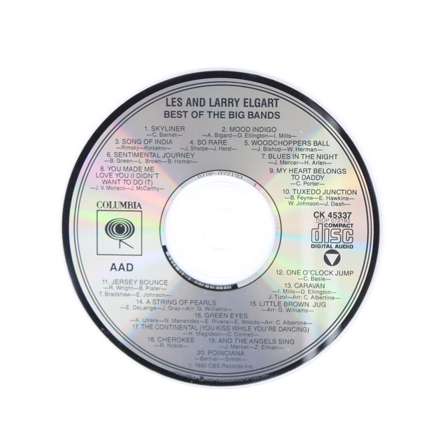 Best Of The Big Bands by Les & Larry Elgart 1990 Music CD Columbia